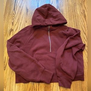 lululemon half zip scuba hoodie